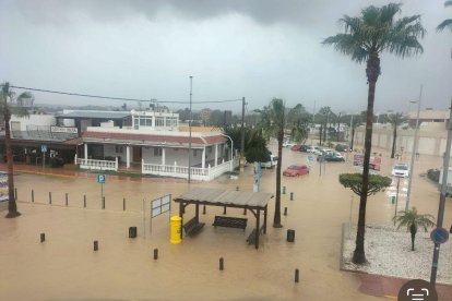 Inundaciones en San Juan de los Terreros.