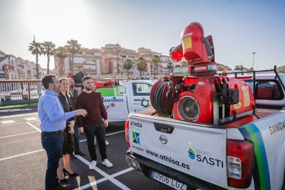 Dispositivo especial de mosquitos en Roquetas de Mar.