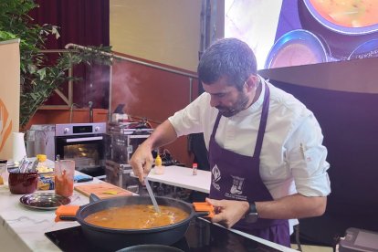 Showcooking en Almanzora Gourmet en una edición anterior.
