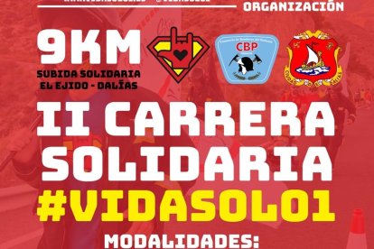 Cartel de la Carrera Solidaria.