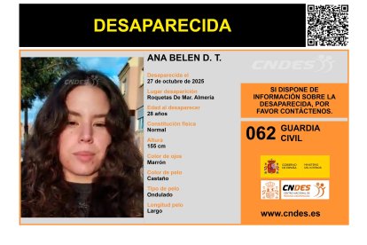 Ana Belén, la joven desaparecida en Roquetas.