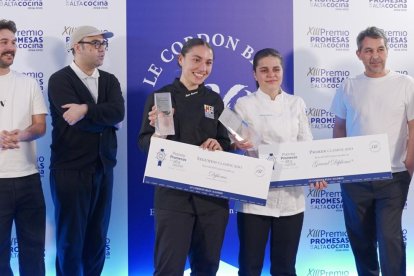 Imagen de las ganadoras de la pasada edición de los premios Le Cordon Bleu Madrid.