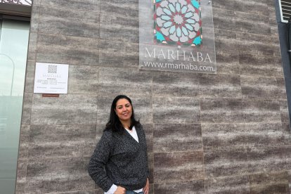 María, propietaria del Restaurante Marhaba