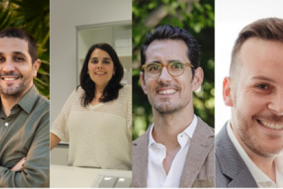 Miguel Rodríguez, Carmen Ropero, José Manuel Hernández y Juan Marcos Hernández, enfermeros almerienses que pasaron años en Reino Unido