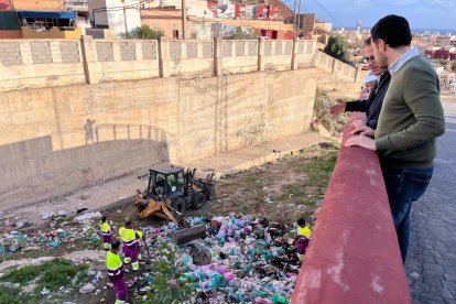 Operativo de limpieza en el Barranco Caballar