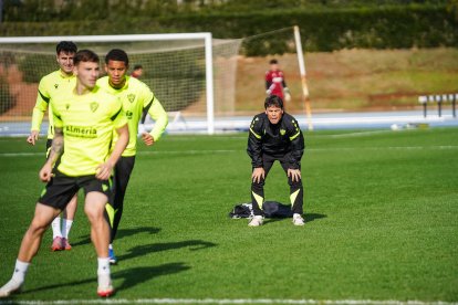 Rubi ha estado toda la semana en el ojo del huracán por la mala tendencia del Almería.