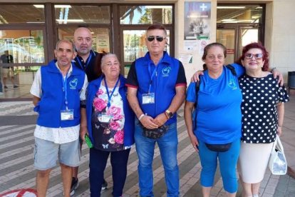 Integrantes de la plataforma ciudadana en Defensa del Paciente en Almería.