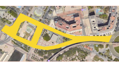 Ámbito actuación de los trabajos de asfaltado