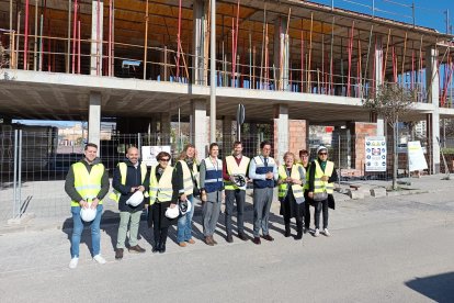 Visita a las obras del nuevo Centro de Día de la asociación de Daño Cerebral Vivir en El Ejido.