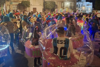 Imagen del carnaval en Dalías.