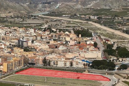Imagen de los terrenos para el futuro instituto.