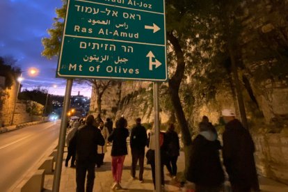 Imágenes de la expedición almeriense durante estos días en Tierra Santa.