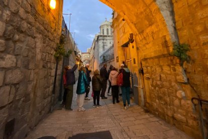 Imágenes de la expedición almeriense durante estos días en Tierra Santa.