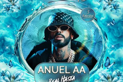 Anuncio de la presencia en Puro Latino de Anuel AA.