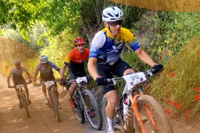 Cartel de la prueba ciclista.