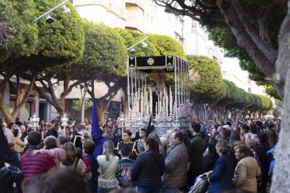 Lleno en el Paseo de Almería el pasado Viernes Santo