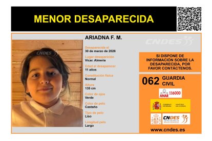 Cartel de búsqueda de Ariadna.
