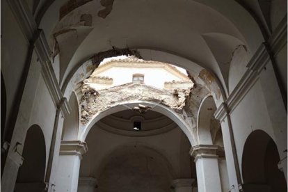 Imagen de la Iglesia de San Francisco tras la demolición de la torre.