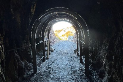 Imagen del túnel minero de Villaricos