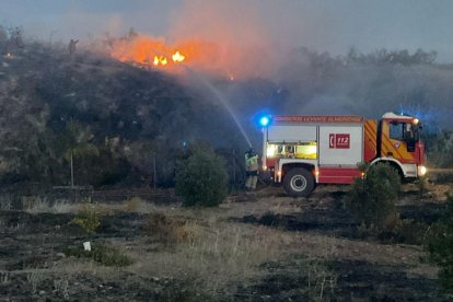 Incendio en Uleila del Campo.