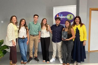 Los alumnos de bachillerato del CDP Portocarrero de Aguadulce.