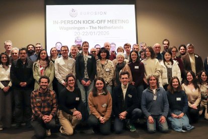 Reunión de los participantes en el proyecto ‘Eurosion’ en enero en Holanda.
