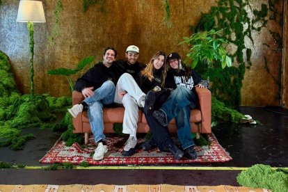 Manuel Gil, Carlos González, Laura Donaire y Vera Gil (Vera GRV), los creadores del proyecto.