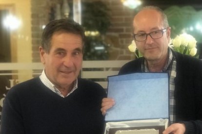 Una fotografía de Aníbal (izquierda) compartida por el Ayuntamiento de Sorbas.