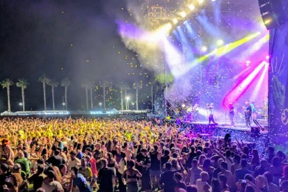 Aspecto del recinto durante uno de los conciertos de este Juergas Rock Festival 2026.