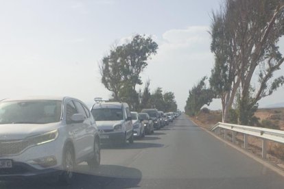 Retenciones dirección a Cabo de Gata.