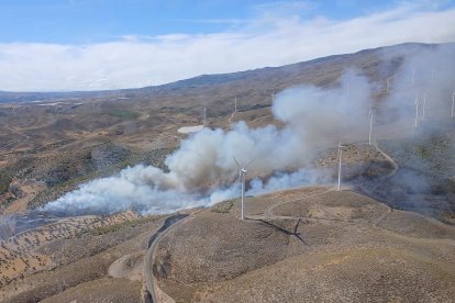 Las imágenes que deja el incendio.