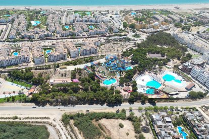 Vista aérea del Parque Acuático de Vera 'Aquavera'