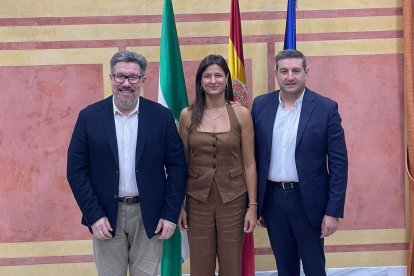 Rodrigo Sánchez, Fátima Herrera y Nicolás Ayala
