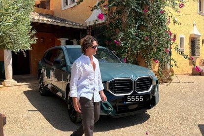 David Bisbal durante sus días de descanso en Desert Springs Resort.