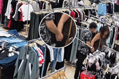 Imagen captada por las cámaras de seguridad del establecimiento.