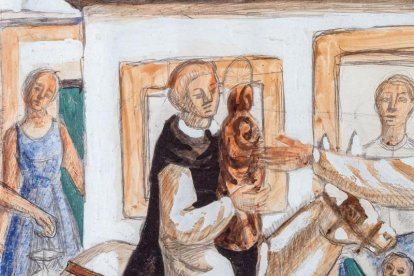Cartel anunciador de 'Regina Maris', la exposición sobre el patrimonio y la devoción de la Virgen del Mar, patrona de Almería.