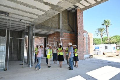 Las obras de la nueva Casa Club en el campo municipal ‘Alborán Golf’, en El Toyo, alcanzan ya el 60% de ejecución