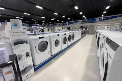 Zona de electrodomésticos de Centro Hogar Sánchez Almería.