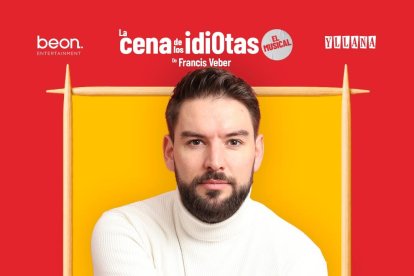 El actor almeriense Antonio Mañas, en una imagen promocional del musical 'La Cena de los idiotas'.
