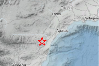 Terremoto con epicentro en Bédar