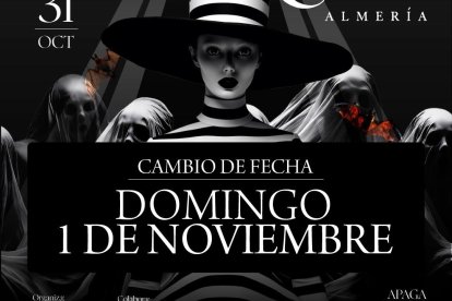 Cartel de la nueva fecha de la Noche en Negro.