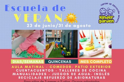 La Escuela Infantil Kindergarden en Almería ofrece además Servicio de Ludoteca hasta 11 años