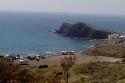 Imagen de una zona del Parque Natural Cabo de Gata-Níjar.