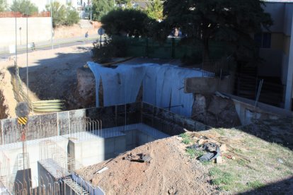 Construcción del búnker para el tercer acelerador lineal de Torrecárdenas.
