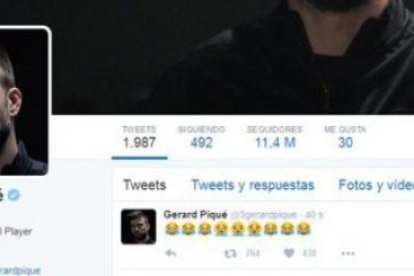Piqué se manifestó en Twitter sobre el caso Cheryshev.