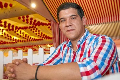 Juanma Sánchez, en la Feria de Almería, este año.