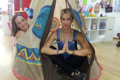 Natalia Lupiani y Luisa Sánchez, responsables de El Búho Lito y Ohm Shanti