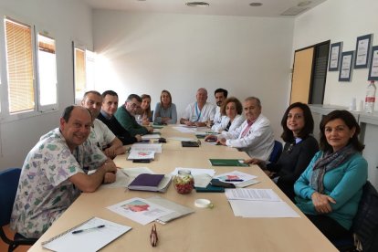 Miembros del Equipo de Cuidados Paliativos que se ha puesto en marcha en Almería.