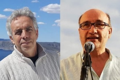 Mario Sanz y Javier Irigaray, responsables de Carboneras Literaria.