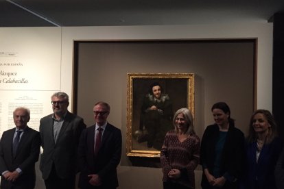 Inauguración de El bufón Calabacillas, esta mañana en el Arqueológico.